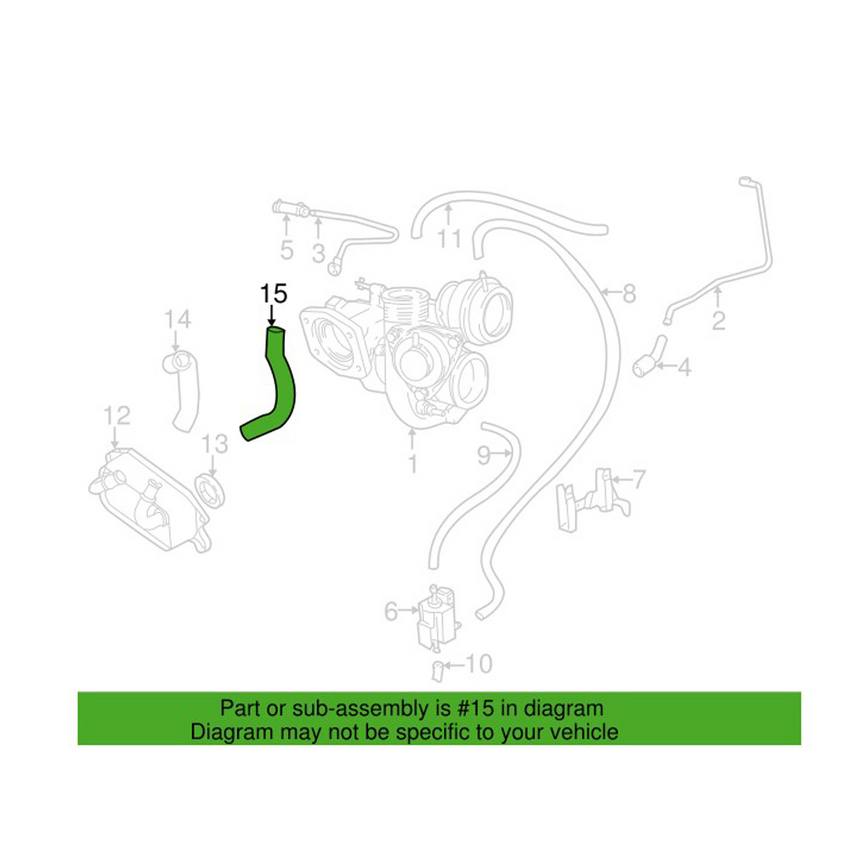 Volvo Engine Oil Cooler Hose Assembly 9496493